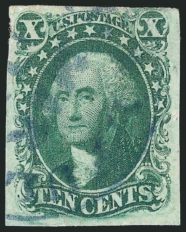 US Stamp Prices Scott Catalog 16 - 1855 10c Washington. Robert Siegel Auction Galleries, Oct 2010, Sale 997, Lot 5206