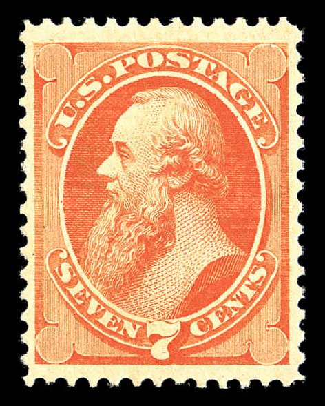 Prices of US Stamps Scott Cat. 160 - 7c 1873 Stanton Continental. Matthew Bennett International, Sep 2012, Sale 345, Lot 199