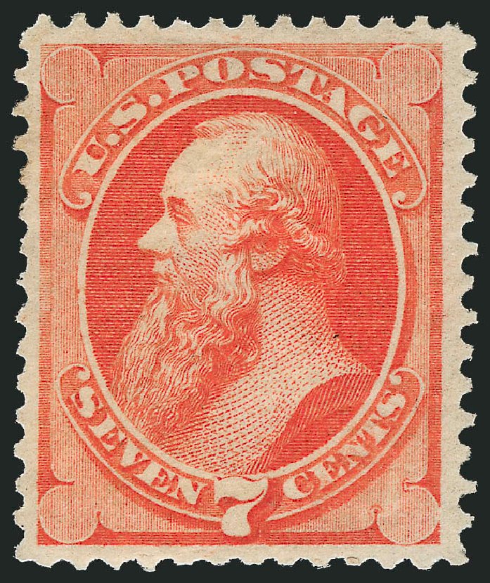 Prices of US Stamp Scott Catalog 160 - 7c 1873 Stanton Continental. Robert Siegel Auction Galleries, Sep 2009, Sale 976, Lot 1589
