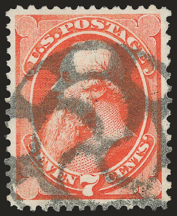 Price of US Stamp Scott #160: 1873 7c Stanton Continental. Robert Siegel Auction Galleries, Sep 2009, Sale 976, Lot 1592