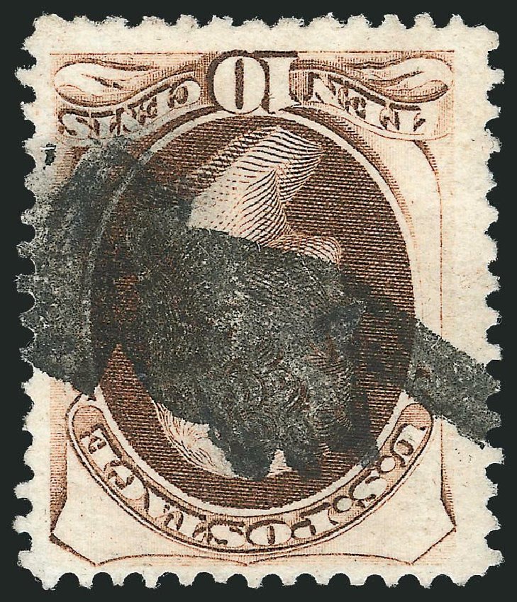 Prices of US Stamp Scott Catalogue 161: 1873 10c Jefferson Continental. Robert Siegel Auction Galleries, Nov 2013, Sale 1061, Lot 3608