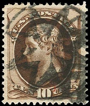 Costs of US Stamp Scott Cat. #161: 1873 10c Jefferson Continental. Regency-Superior, Jan 2015, Sale 109, Lot 820