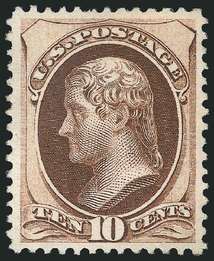 Values of US Stamp Scott # 161 - 1873 10c Jefferson Continental. Robert Siegel Auction Galleries, Oct 2011, Sale 1013, Lot 280