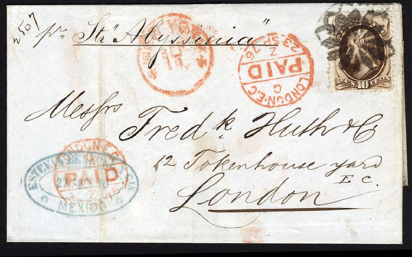 Costs of US Stamps Scott Cat. 161 - 10c 1873 Jefferson Continental. Cherrystone Auctions, Jan 2010, Sale 201001, Lot 111