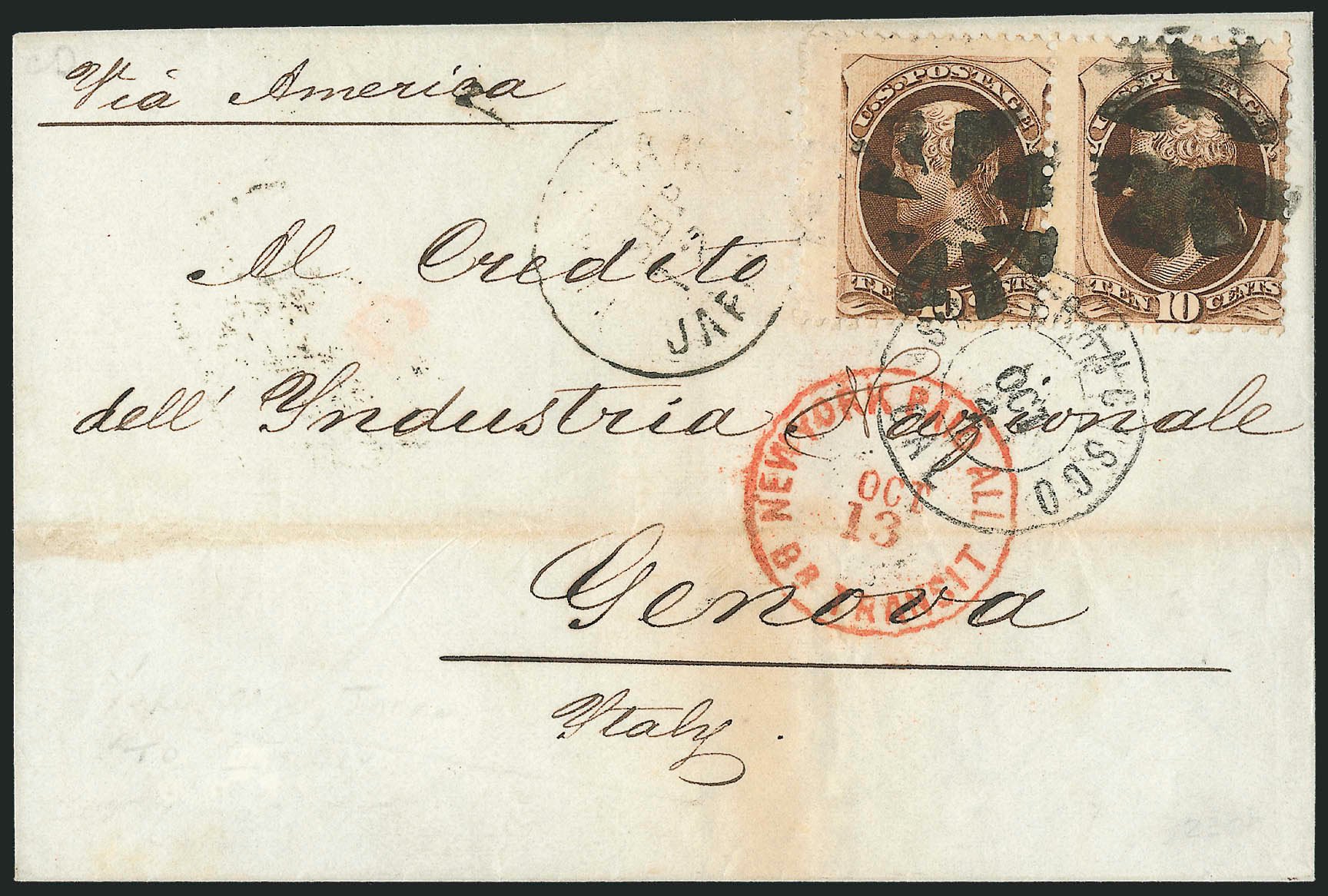 US Stamp Prices Scott Catalog #161: 10c 1873 Jefferson Continental. Robert Siegel Auction Galleries, Jun 2012, Sale 1025, Lot 161
