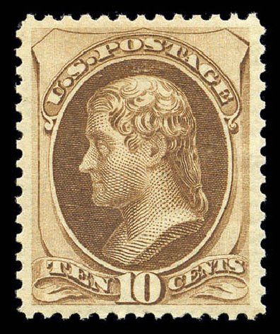 Prices of US Stamps Scott Catalogue #161 - 10c 1873 Jefferson Continental. Matthew Bennett International, Sep 2010, Sale 331, Lot 524