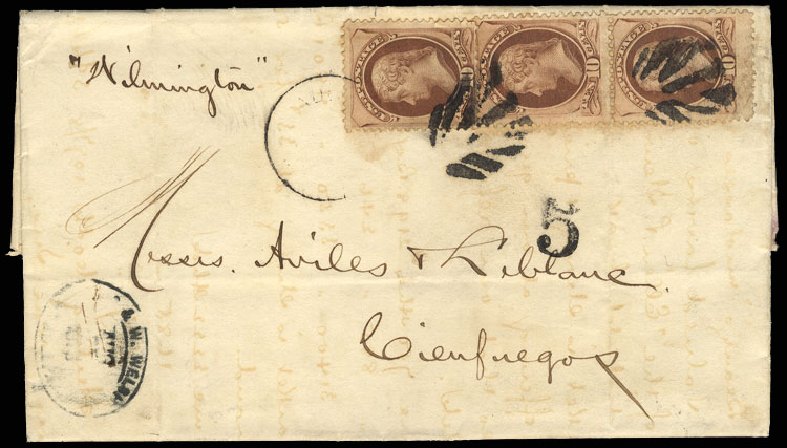 Value of US Stamp Scott Cat. #161 - 1873 10c Jefferson Continental. Cherrystone Auctions, May 2008, Sale 200805, Lot 175