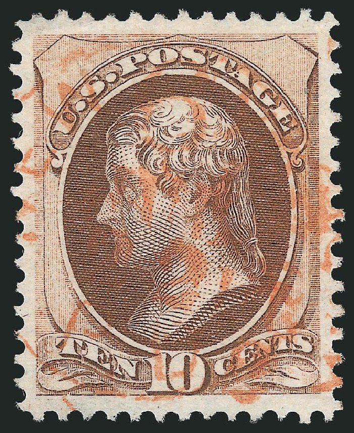 Prices of US Stamp Scott Cat. # 161 - 10c 1873 Jefferson Continental. Robert Siegel Auction Galleries, Mar 2013, Sale 1040, Lot 1425