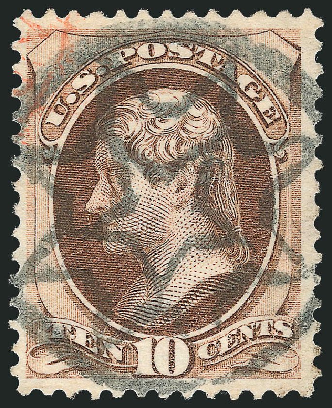 Costs of US Stamps Scott # 161: 10c 1873 Jefferson Continental. Robert Siegel Auction Galleries, Dec 2011, Sale 1017, Lot 572