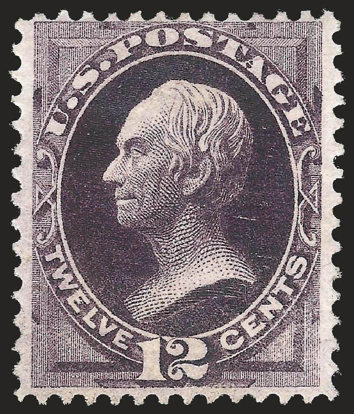 Price of US Stamp Scott # 162 - 1873 12c Clay Continental. Robert Siegel Auction Galleries, Dec 2009, Sale 982, Lot 5467