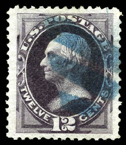 US Stamps Value Scott Catalogue #162: 1873 12c Clay Continental. Matthew Bennett International, Mar 2012, Sale 344, Lot 4378