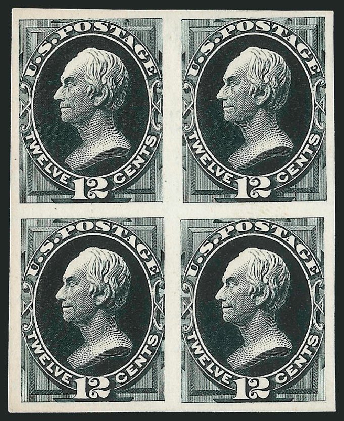 US Stamps Values Scott Catalogue 162: 1873 12c Clay Continental. Robert Siegel Auction Galleries, Dec 2012, Sale 1037, Lot 1158