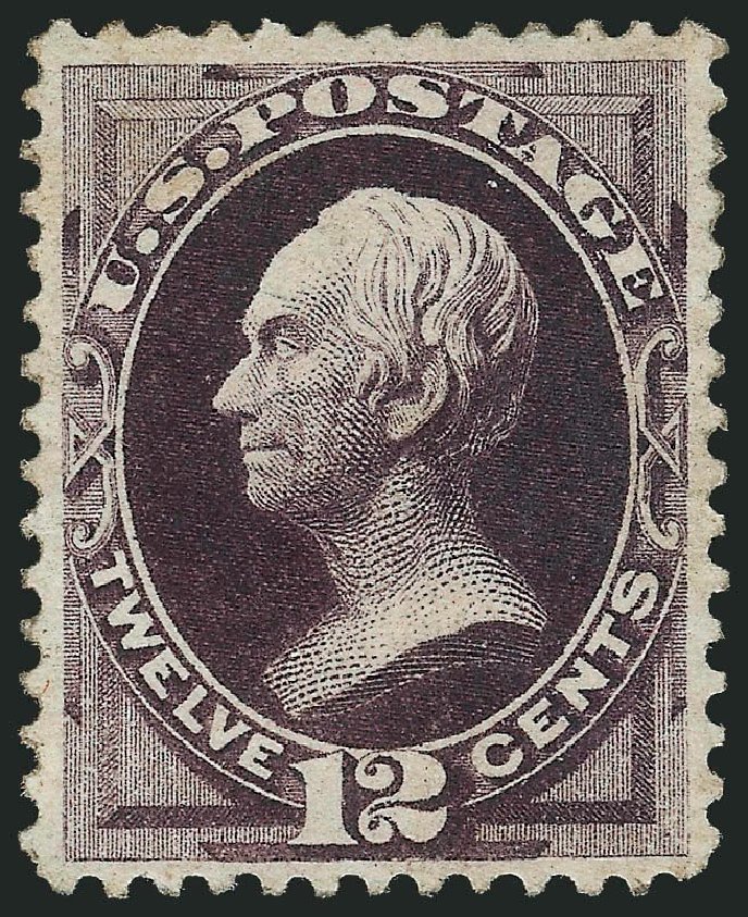 US Stamp Values Scott Catalogue #162 - 1873 12c Clay Continental. Robert Siegel Auction Galleries, May 2013, Sale 1044, Lot 149