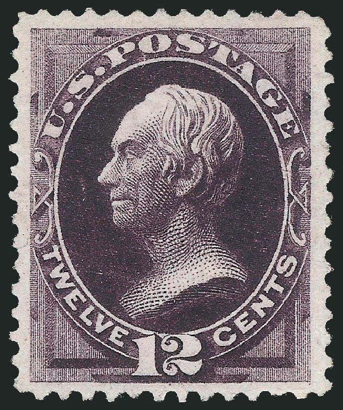 US Stamps Prices Scott Cat. 162: 12c 1873 Clay Continental. Robert Siegel Auction Galleries, Nov 2013, Sale 1061, Lot 3609