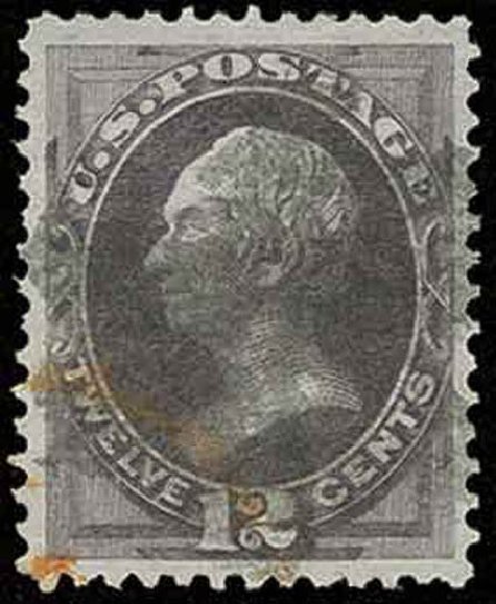 US Stamps Values Scott Cat. # 162 - 12c 1873 Clay Continental. H.R. Harmer, Nov 2013, Sale 3004, Lot 1120