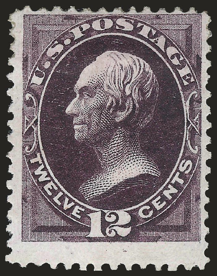 US Stamp Prices Scott Catalog 162: 1873 12c Clay Continental. Robert Siegel Auction Galleries, Dec 2009, Sale 982, Lot 5464
