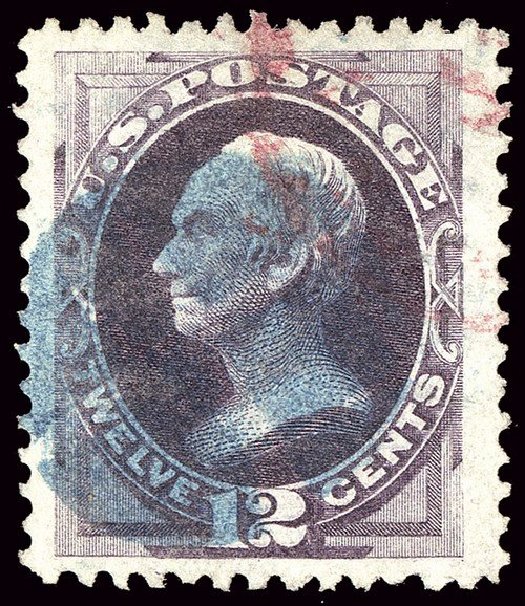 Price of US Stamp Scott Cat. 162: 12c 1873 Clay Continental. Spink Shreves Galleries, Jan 2014, Sale 146, Lot 274