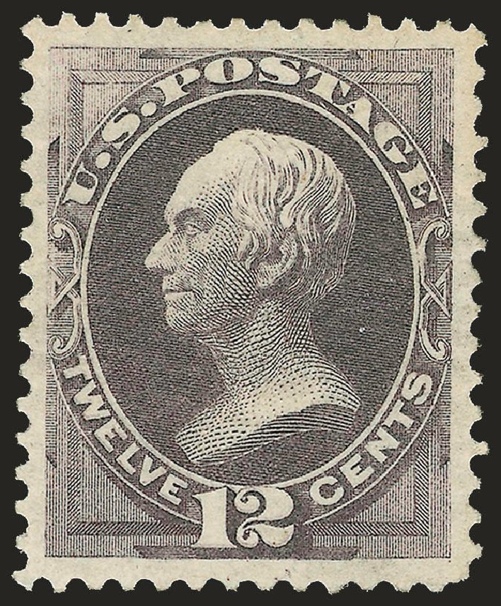 US Stamps Values Scott 162 - 12c 1873 Clay Continental. Robert Siegel Auction Galleries, Apr 2009, Sale 972, Lot 3165