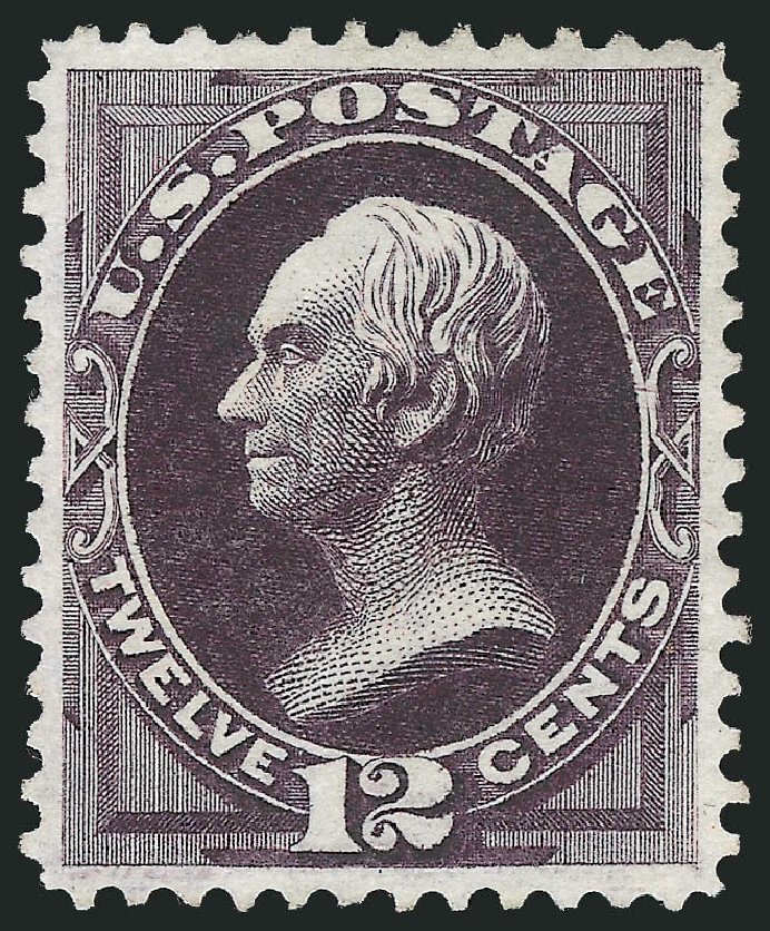 Value of US Stamps Scott Catalogue #162: 1873 12c Clay Continental. Robert Siegel Auction Galleries, Dec 2009, Sale 982, Lot 5465