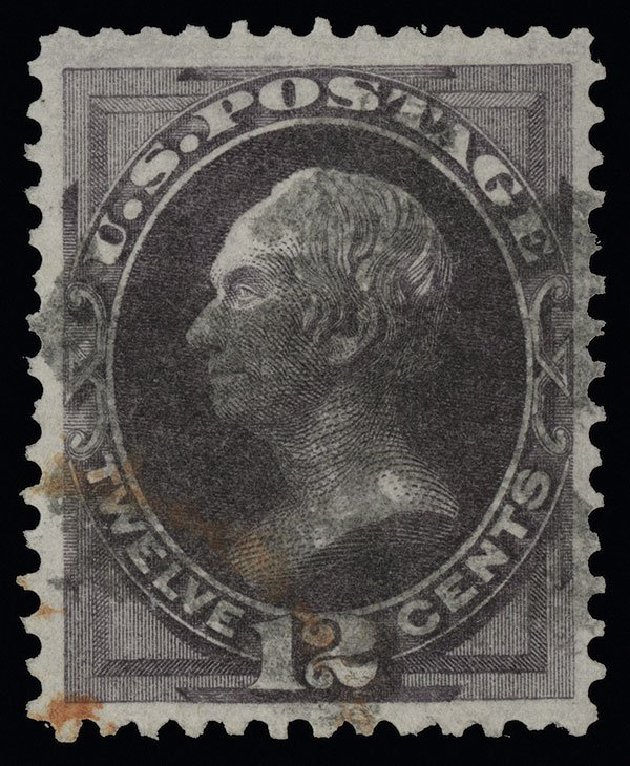 Prices of US Stamps Scott Catalog #162: 1873 12c Clay Continental. Spink Shreves Galleries, Aug 2013, Sale 144, Lot 175
