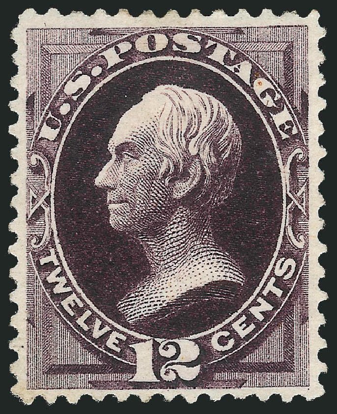 Value of US Stamps Scott Cat. #162 - 12c 1873 Clay Continental. Robert Siegel Auction Galleries, Oct 2012, Sale 1033, Lot 4092