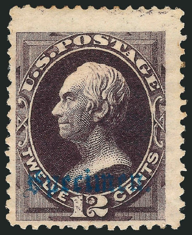 US Stamp Value Scott 162: 1873 12c Clay Continental. Robert Siegel Auction Galleries, Nov 2013, Sale 1061, Lot 3286