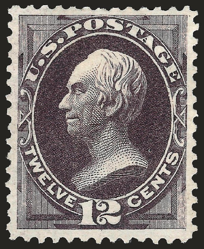 Cost of US Stamps Scott Cat. 162 - 1873 12c Clay Continental. Robert Siegel Auction Galleries, Sep 2008, Sale 962, Lot 2446