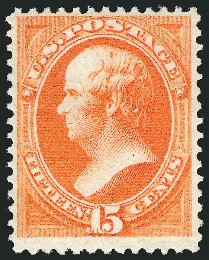 Prices of US Stamps Scott # 163 - 15c 1873 Webster Continental. Robert Siegel Auction Galleries, Oct 2011, Sale 1014, Lot 1408