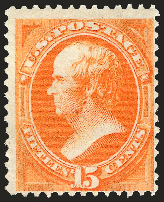 Cost of US Stamps Scott Catalog #163 - 1873 15c Webster Continental. Robert Siegel Auction Galleries, Sep 2008, Sale 962, Lot 2448
