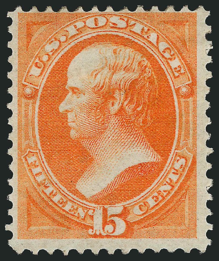 Costs of US Stamps Scott Cat. 163 - 15c 1873 Webster Continental. Robert Siegel Auction Galleries, Oct 2010, Sale 997, Lot 5581
