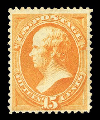 Costs of US Stamps Scott Catalog 163 - 15c 1873 Webster Continental. Matthew Bennett International, Sep 2010, Sale 333, Lot 3572