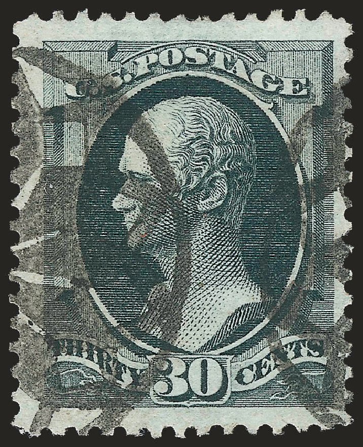Value of US Stamps Scott Cat. 165 - 30c 1873 Hamilton Continental. Robert Siegel Auction Galleries, Sep 2009, Sale 976, Lot 1597