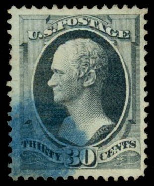 Cost of US Stamps Scott #165 - 1873 30c Hamilton Continental. Daniel Kelleher Auctions, Sep 2013, Sale 639, Lot 3278