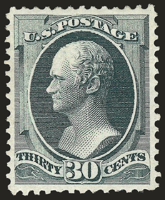 US Stamps Price Scott Cat. # 165 - 30c 1873 Hamilton Continental. Robert Siegel Auction Galleries, Jun 2010, Sale 992, Lot 2238