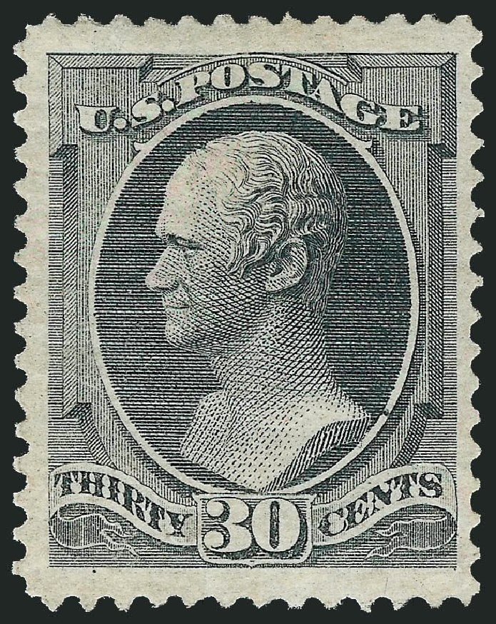 Price of US Stamps Scott Catalogue #165 - 30c 1873 Hamilton Continental. Robert Siegel Auction Galleries, Nov 2013, Sale 1061, Lot 3610