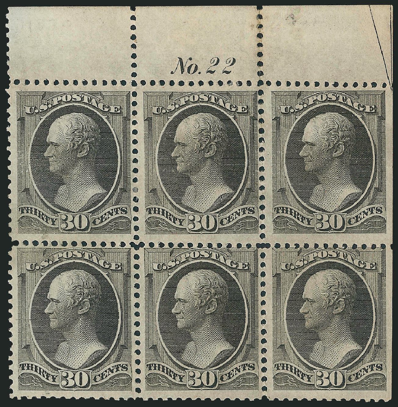 US Stamp Prices Scott Catalog 165 - 1873 30c Hamilton Continental. Robert Siegel Auction Galleries, Oct 2011, Sale 1014, Lot 1411