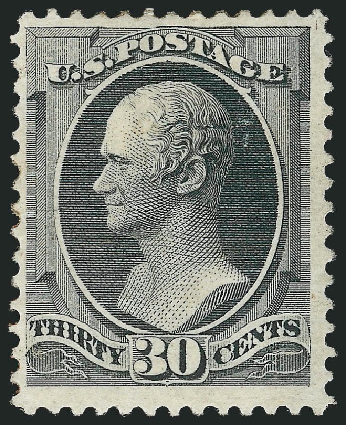 Prices of US Stamps Scott Catalog #165 - 30c 1873 Hamilton Continental. Robert Siegel Auction Galleries, Oct 2012, Sale 1033, Lot 4094