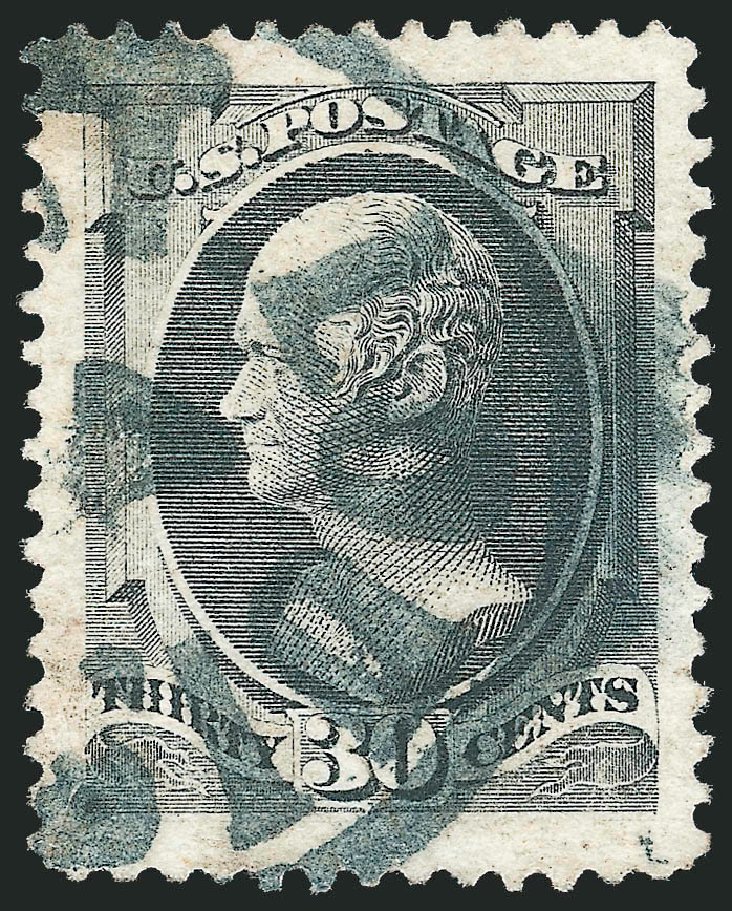 Price of US Stamps Scott Catalogue 165 - 30c 1873 Hamilton Continental. Robert Siegel Auction Galleries, Nov 2012, Sale 1034, Lot 165