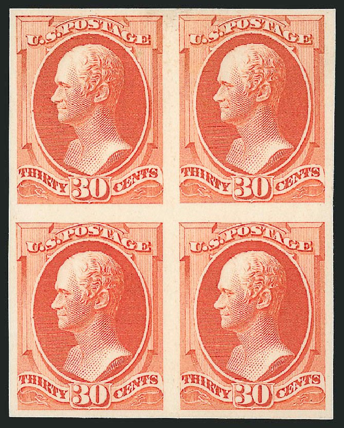Cost of US Stamps Scott Catalog #165 - 1873 30c Hamilton Continental. Robert Siegel Auction Galleries, Dec 2012, Sale 1037, Lot 1162