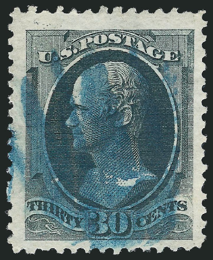 Cost of US Stamps Scott 165: 1873 30c Hamilton Continental. Robert Siegel Auction Galleries, Oct 2010, Sale 997, Lot 5582