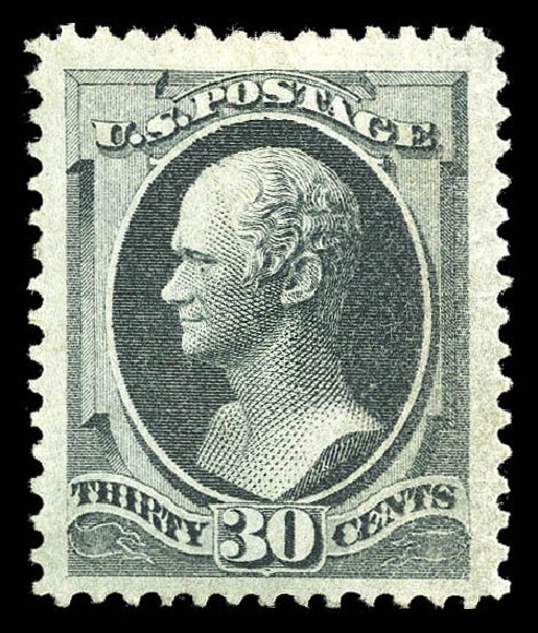 Costs of US Stamp Scott Catalogue 165 - 1873 30c Hamilton Continental. Matthew Bennett International, Sep 2012, Sale 345, Lot 203