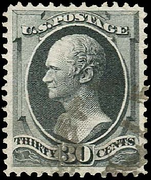 Costs of US Stamps Scott Catalogue #165: 30c 1873 Hamilton Continental. Regency-Superior, Aug 2015, Sale 112, Lot 326