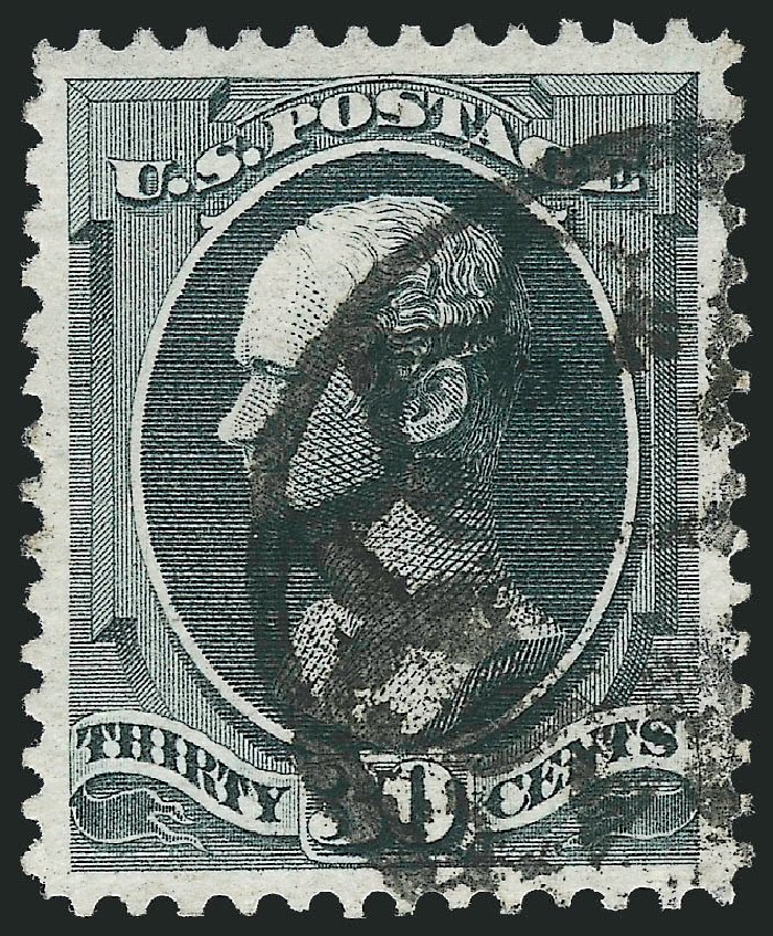 US Stamps Price Scott Cat. #165: 1873 30c Hamilton Continental. Robert Siegel Auction Galleries, Nov 2012, Sale 1034, Lot 166