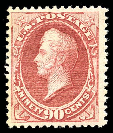US Stamps Values Scott Cat. # 166: 90c 1873 Perry Continental. Matthew Bennett International, Sep 2010, Sale 331, Lot 527