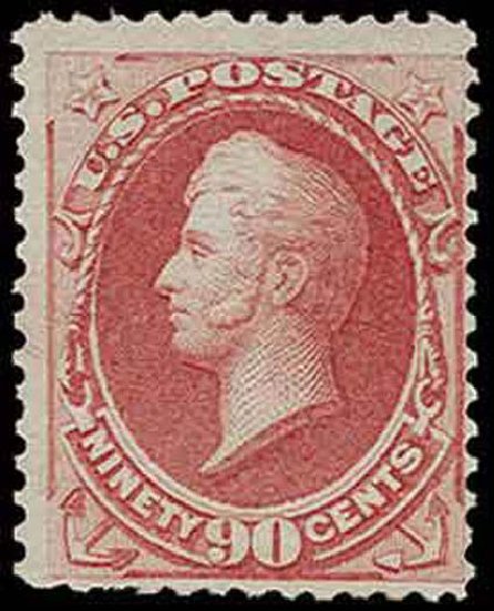 US Stamps Price Scott 166: 1873 90c Perry Continental. H.R. Harmer, Nov 2013, Sale 3004, Lot 1117