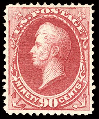 Cost of US Stamps Scott Catalogue #166: 90c 1873 Perry Continental. Cherrystone Auctions, Nov 2008, Sale 200811, Lot 1078