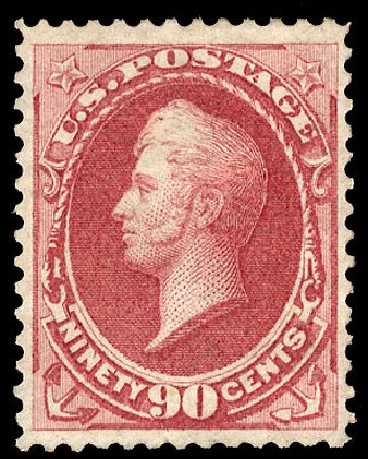 US Stamps Price Scott Cat. # 166 - 90c 1873 Perry Continental. Cherrystone Auctions, Apr 2010, Sale 201004, Lot 178