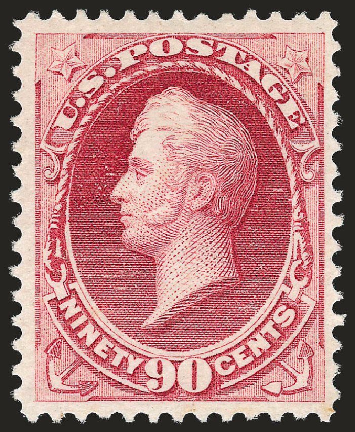 Costs of US Stamps Scott Catalogue #166: 90c 1873 Perry Continental. Robert Siegel Auction Galleries, Sep 2009, Sale 976, Lot 1598