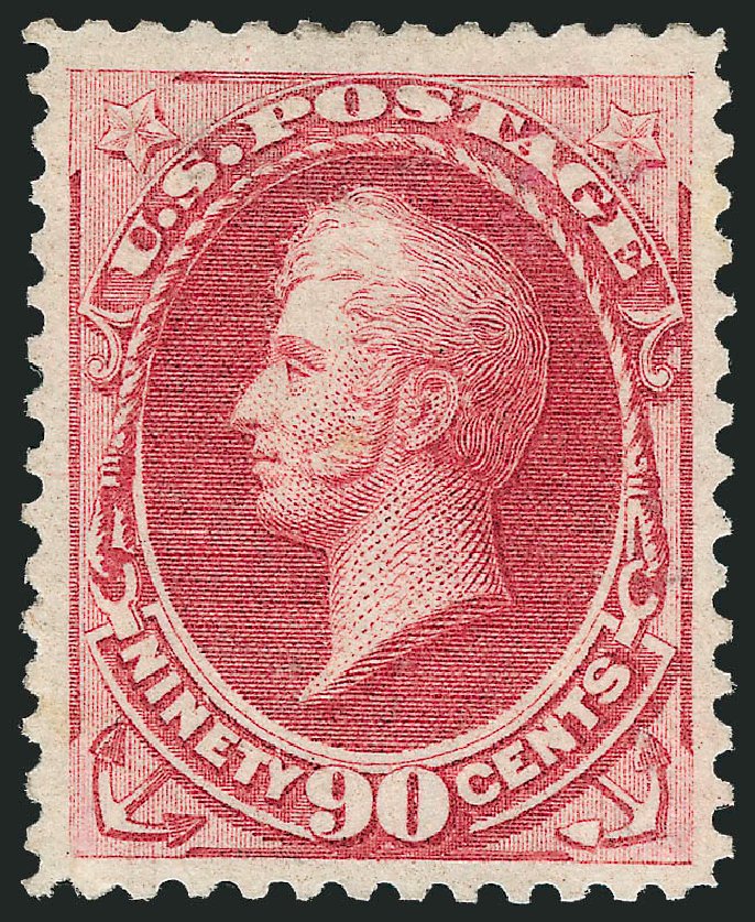 US Stamp Value Scott # 166: 1873 90c Perry Continental. Robert Siegel Auction Galleries, Jun 2011, Sale 1011, Lot 549