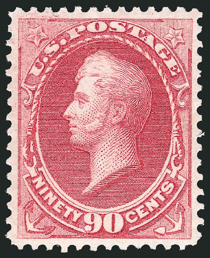 Cost of US Stamp Scott Catalog #166 - 1873 90c Perry Continental. Robert Siegel Auction Galleries, Mar 2013, Sale 1040, Lot 1429